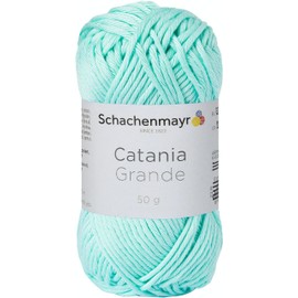 Schachenmayr Catania Grande 9807331-03385 mint hand knitting yarn, crochet yarn, cotton, 13 x 6 x 6 cm