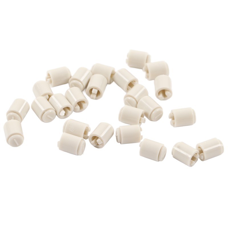 25Pcs LK150 Needle Protector Gray Sturdy Plastic Friction Reduction Knitter