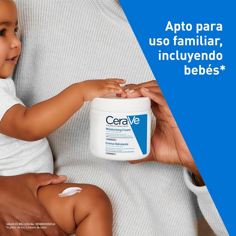 CeraVe Crema Hidratante en Tarro Piel Seca a muy Seca