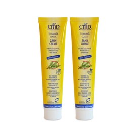 CMD Tea Tree Oil (2 x 75 ml), Mild Organic Toothpaste, Vegan, Fluoride-Free, Natural Cosmetics