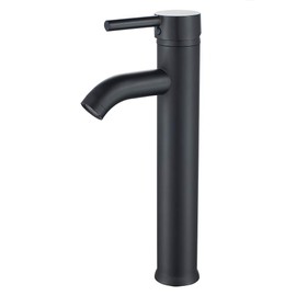 Black Bathroom Sink Faucet Single Handle Tall Vessel Sink Faucet Vanity Bathroom Faucet Basin Mixer Tap