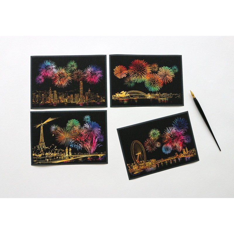 Lago Design Special Gift Set GSP-FW Postcard Fireworks Set of