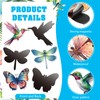 MWOOT Pack of 12 Fly Screen Magnetic Screen Door Decorative,