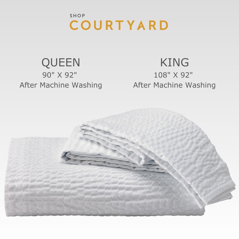 Courtyard by Marriott Coverlet Queen Size | Lightweight & Breathable