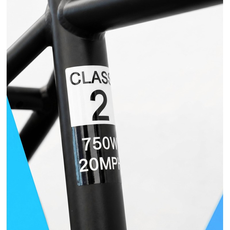 6 Pcs Ebike Stickers, Class 2 Ebike Sticker, 750W 20MPH