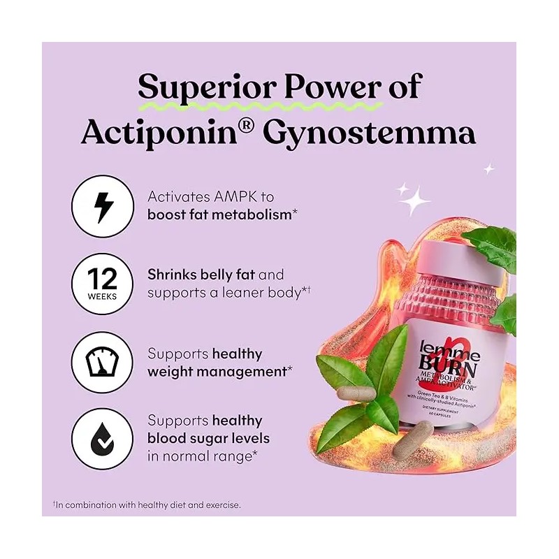 Lemme Burn Vitaminas B6 B12 Metabolismo Energía 60 Cáps