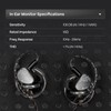 Kiwi Ears Cadenza II 10mm Titanium DD In Ear Monitor