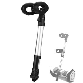 GYL Self-balance Scooter Handlebar, Upgrade 2.0 handrail Bar Replacement for Segway Ninebot miniPRO/mini LITE/S Smart Electric Scooter, 3 in 1 Adjustable Knee Bar, Hand Control, Kickstand - silver