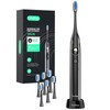 Oralflipp - Cepillo de dientes eléctrico sónico, pantalla LED inteligente