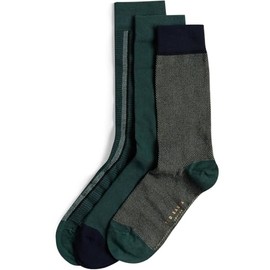 Ted Baker Mens Lowride 3P Socks Assorted One Size