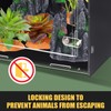 maiyuolg Reptile Tank 16x16x24 Terrarium – PVC Reptile Enclosure for