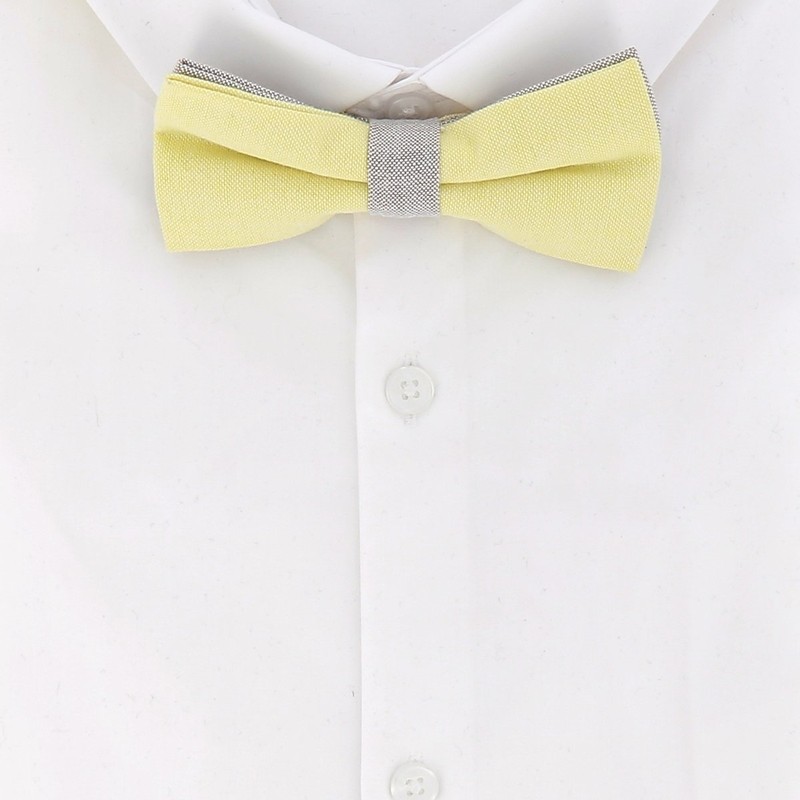 cravateSlim Bow Tie Pastel - Cotton Wedding Bow Tie -