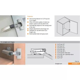 Blum BLUMOTION Soft-Close 973A for Straight-arm Hinges 973A0500.01 - SHIPS FREE