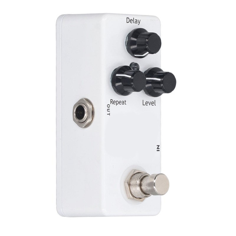 Guitar Delay Pedal Aluminum Alloy LED Indicator 3 Knobs Control