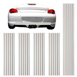 FXNX DIY Car Bumper Guard Rear Bumper Protector 5PCS Car Bumper Protector for SUV Cars Trucks, Garage Wall Be Also Suitable to Front Bumper Guard,No Residue Anti Scratch (White)