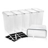 Simpli-Magic 79321 Cereal Containers Storage Set, Basic, Clear, 6 Pack