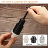 sourcing map E14 Socket Ring Removal Tool T Type with