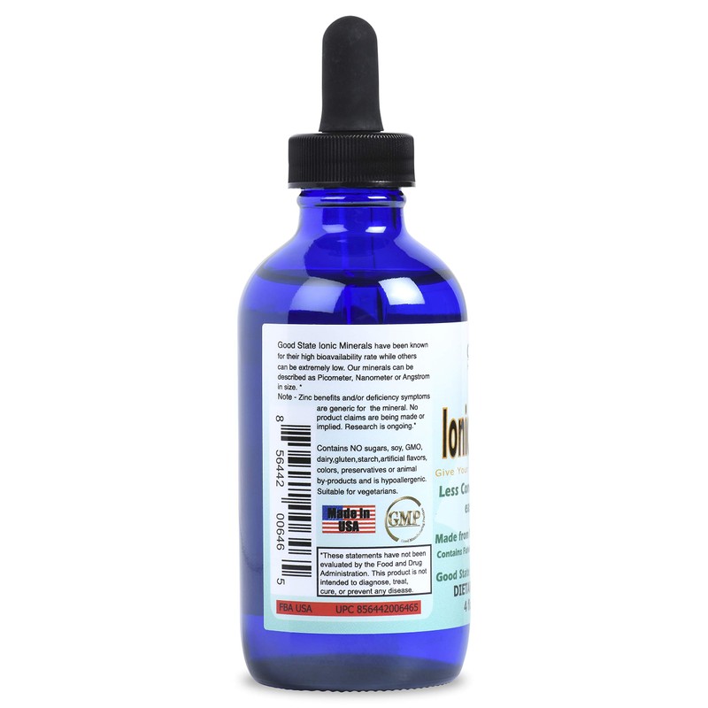 Good State Liquid Ionic Zinc Lite Supplement, 397, 4 fl
