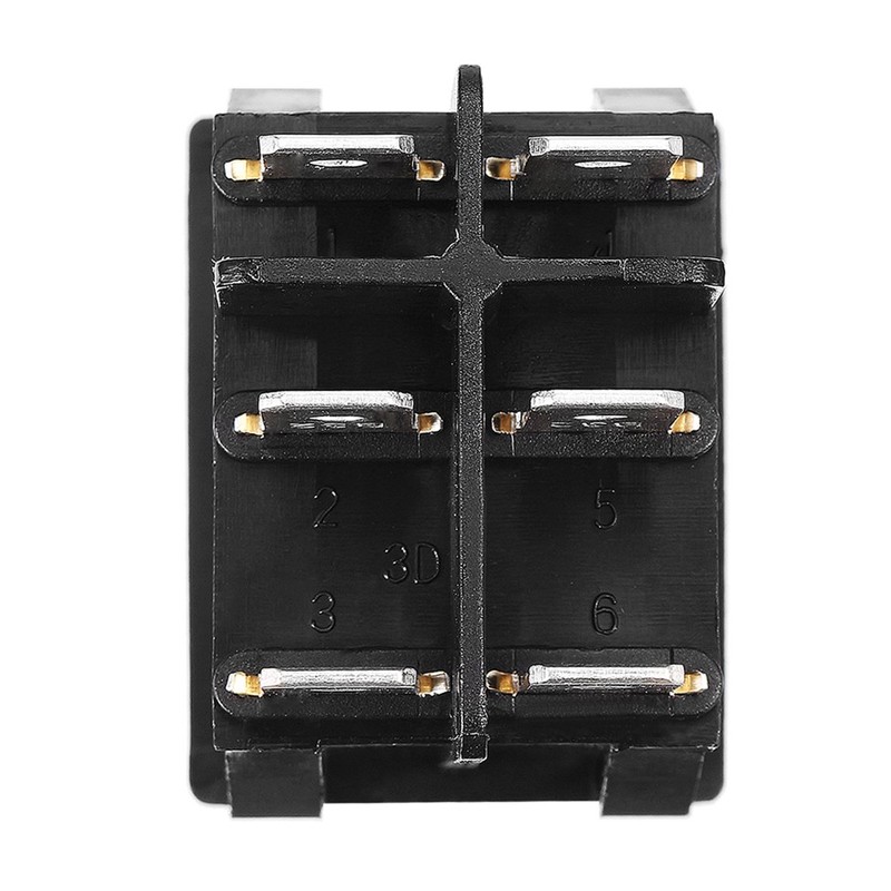uxcell DPDT 6P 2Position 2NO 2NC ON-OFF Snap in Mounting