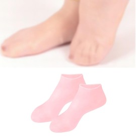 perfeclan Silikonsocken Nicht -Slip -Haus verwenden Strand für trockene Füße, die leicht zu verwendende Schutzsocken sind, Rosa