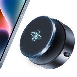 YG Culture Vacuum Magnetic Phone Mount - 360° Rotating Suction Cell PhoneHolder, Adjustable Secure Mobile Phone Holder,Strong Magnetic Grip for Car Gym Kitchen Mirror Smooth Surfaces