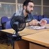 TN TONNY Clip-on Fan, AC 110V 6 Inch Adjustable Clip