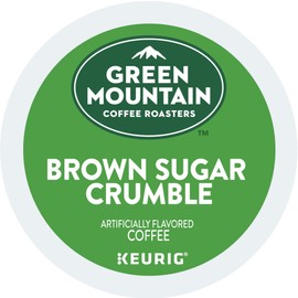 Green Mountain Coffee Brown Sugar Crumble Keurig Single-Serve K Cup Pods, Medium Roast Flavored Coffee, 96Count, Brown Sugar Crumble, 96Count