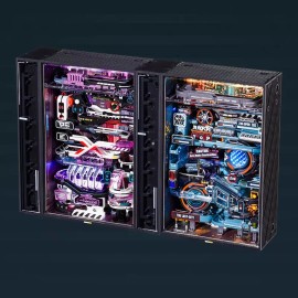 ROKR Parallel World 3D Puzzle Model Toys Kits -The Last City & The Future City - MR01S+MR02S