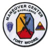 Maneuver Center of Excellence embroidered patch - Fort Moore -