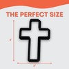 Cross Cookie Cutter with Easy to Push Design, for Religious