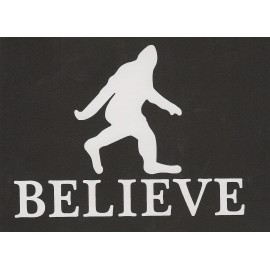 BIGFOOT BELIEVE Sasquatch legend Sticker Bumper Truck Car Laptop Fun Awesome