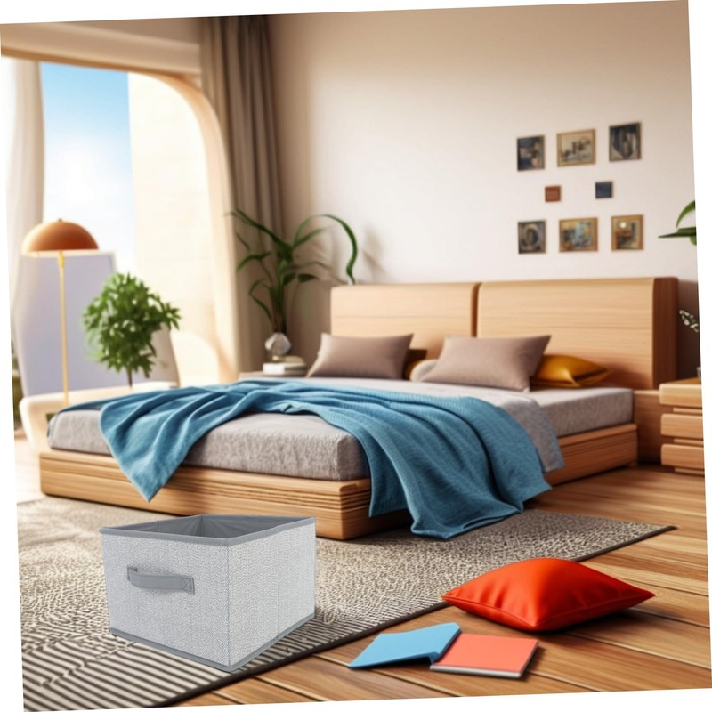 ULTECHNOVO 2pcs Fabric Cube Storage Bins for Closet Organization Capacity