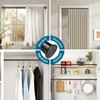 AIZESI Black Adjustable Tension Curtain Rod, 31-63 Inch Spring No