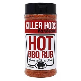 Killer Hogs HOT BBQ Rub | Championship Spicy BBQ and Grill Seasoning for Beef,