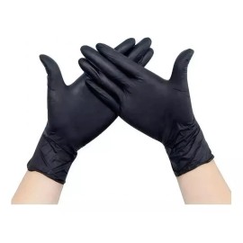 UniSeal Guantes Cocina Para Preparar Alimentos Chef ( 2 Pack ) 200pz Color Negro Mediano