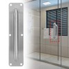 TOPINCN Door Handle Stainless Steel Pull and Push Plate Door