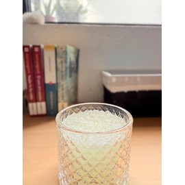 Set de Vela intencionada con Cuarzo Natural  Pulsera energetica con Piedra Natural, envase de cristal cortado. (Salud - Cuarzo Cristal)               