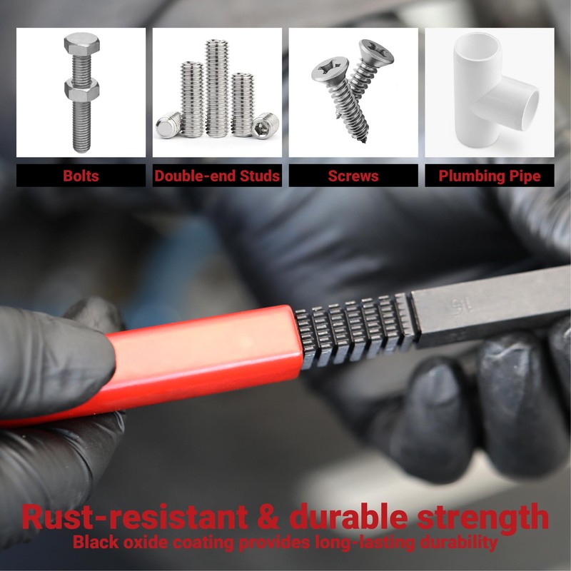 CENFORGE 3Pcs Metric & SAE Thread File Set - Restorer
