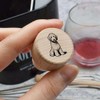 19mm 'Australian Labradoodle' Wooden Bottle Stopper/Cork (BS00028175)