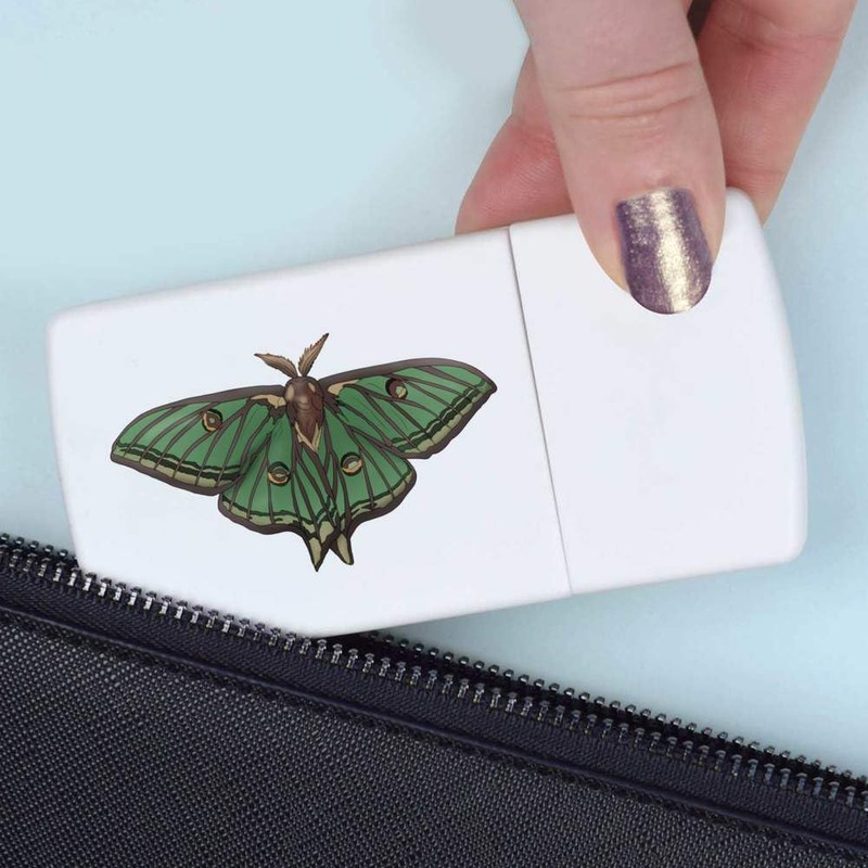 'Luna Moth' Pill Box with Tablet Splitter (PI00032477)