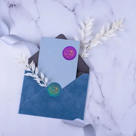 CRASPIRE Galaxy Hand Wax Seal Stamp Vintage Detachable Cosmic Star Sealing Stamp Wedding Letter Invitation Envelope Scrapbook Bag Kit Decorating Gift Cards