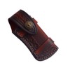 2PC Hand Made Carved Leather Sheath for Folding Knife Cover