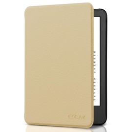 CoBak Case for All New 6 Inch E-Reader 2024 and 2022 (11 Generation) - PU Leather Smart Cover, Auto Sleep and Wake, not Compatible with Kobo Clara