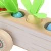 Toddler Radish Matching Car Toy Baby Safe Infant Robust Wooden