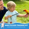 NICERINC PET Parrot Training Clicker with Target Stick, Getting Started