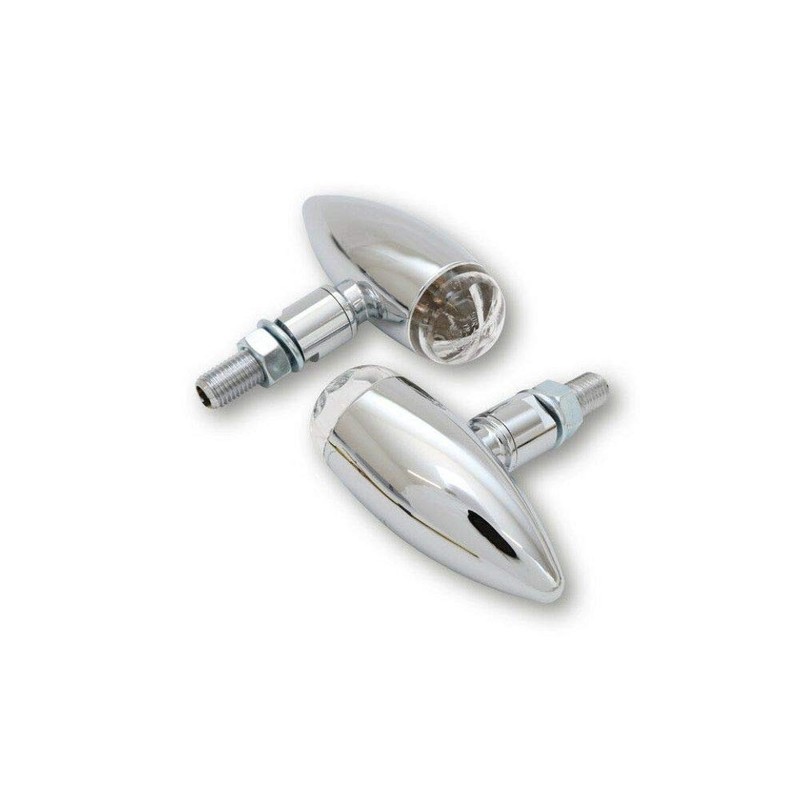 HIGHSIDER LED Indicator Micro Bullet Chrome-Plated
