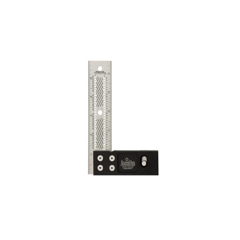 JESSEM 6” Stainless Steel Precision Square - Durable, Accurate, Premium