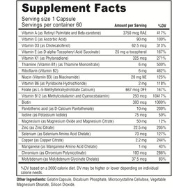 BariatricPal Multi-ADEK Bariatric Multivitamin Capsules (60 Count)