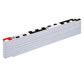 Stabila Series 400 Wooden Folding Ruler, Straight Edge for Marking, Precise Lock, MP400