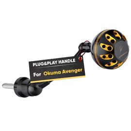 GOMEXUS Power Handle Compatible for Okuma Avenger Spinning Reel Handle